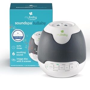 SoundSpa Lullaby White and Gray Sound Machine